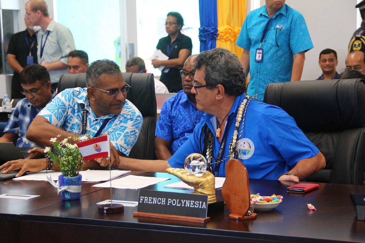 04 09 2018 Forum iles Pacifique jour 2 - trois