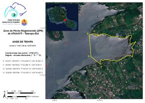 Afaahiti - Anse Teihipa : Zone de Pêche Réglementée